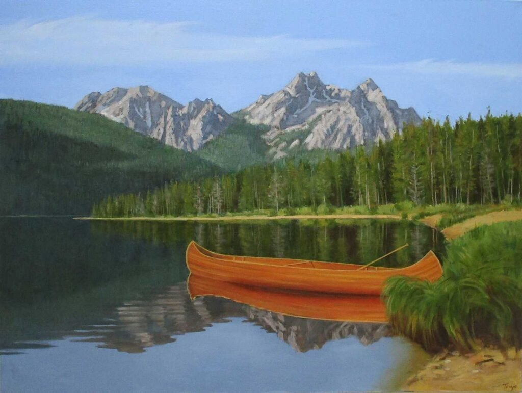 Morning at Stanley Lake