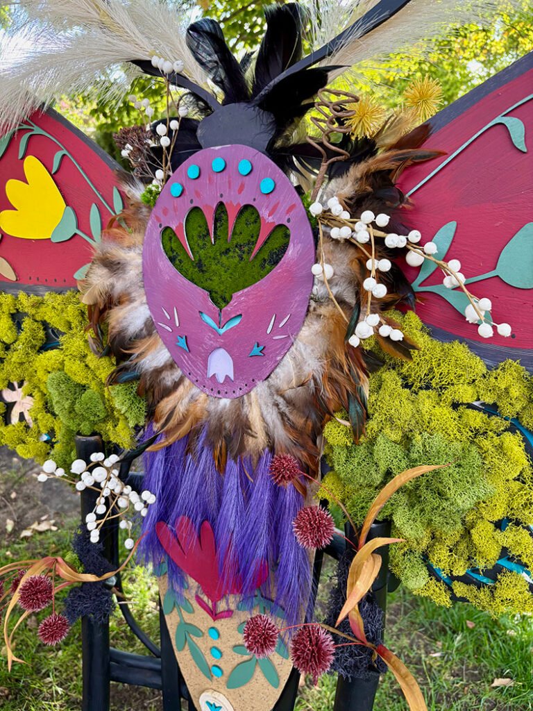 Idaho Botanical Gardens - Moth Throne detail