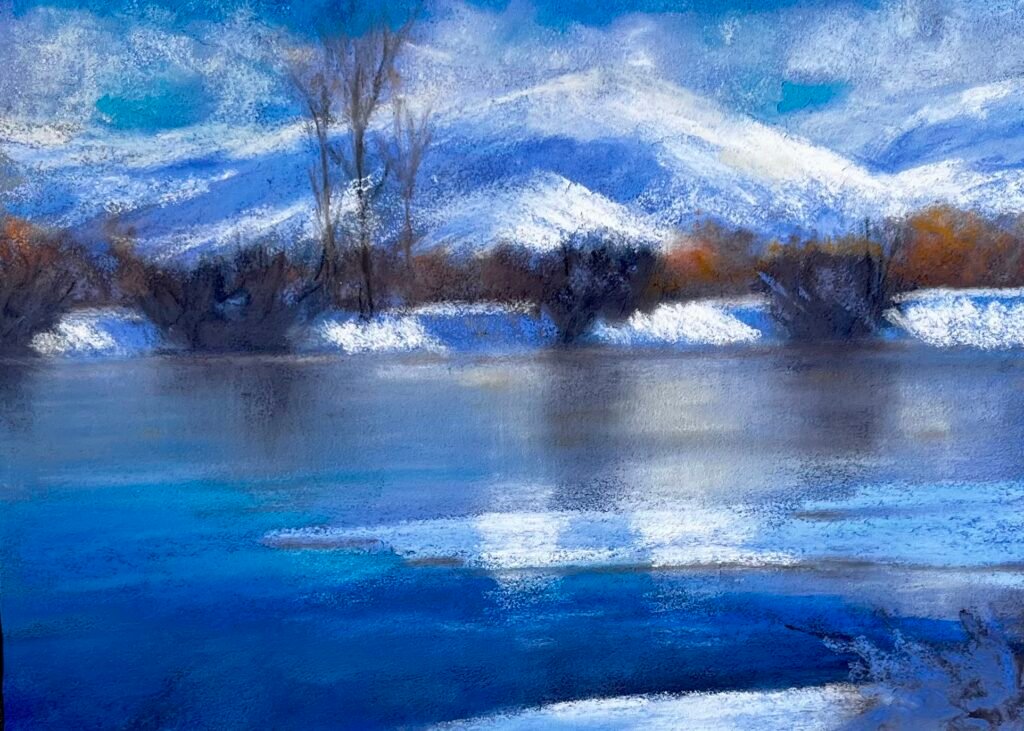 Sunshine after Snow on the Boise River