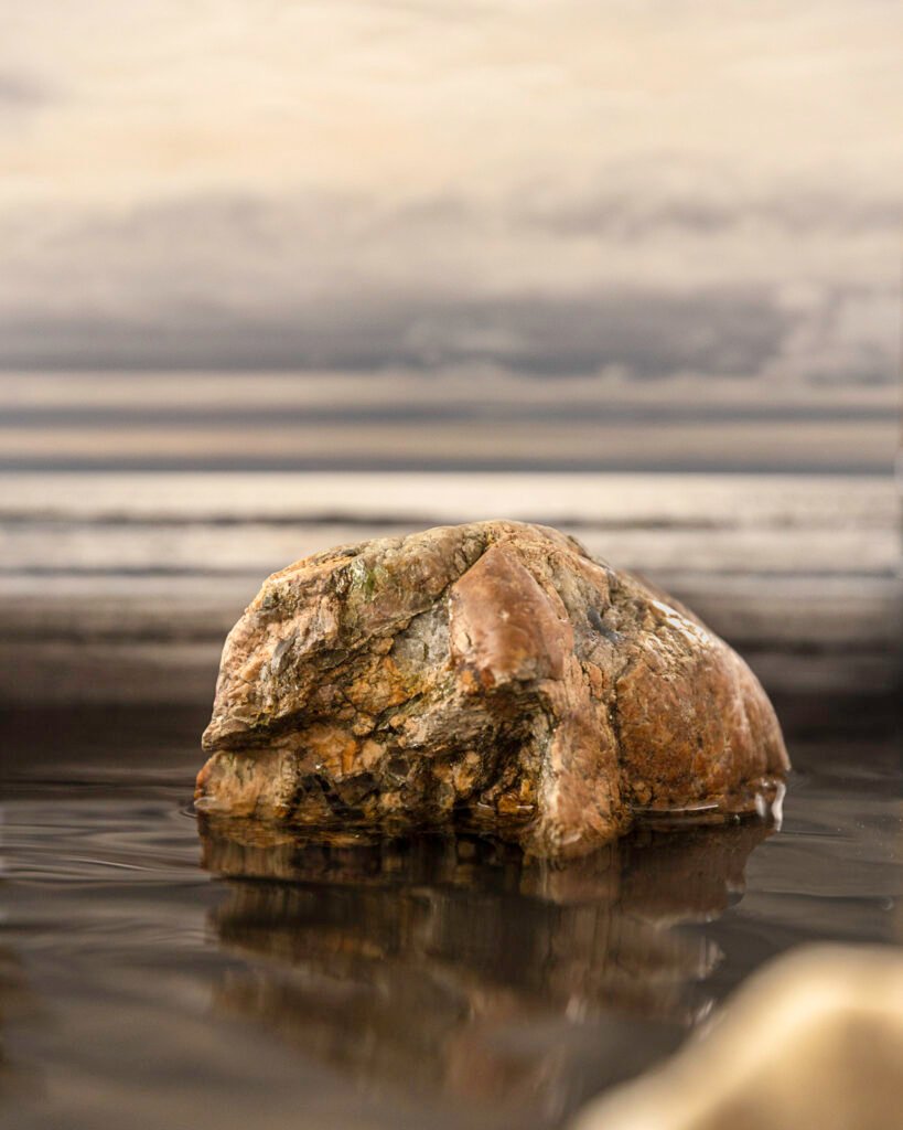 ...then out of the forest the rock the sea the day the sunset. (From the "Imaginary Landscapes" series)
